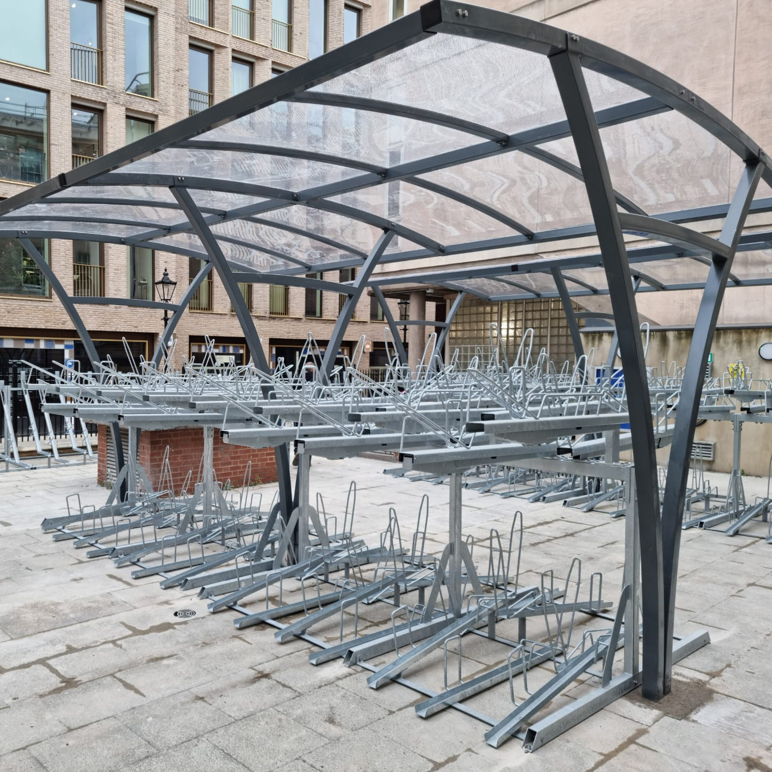 St Barts Hospital Cycle Parking 3